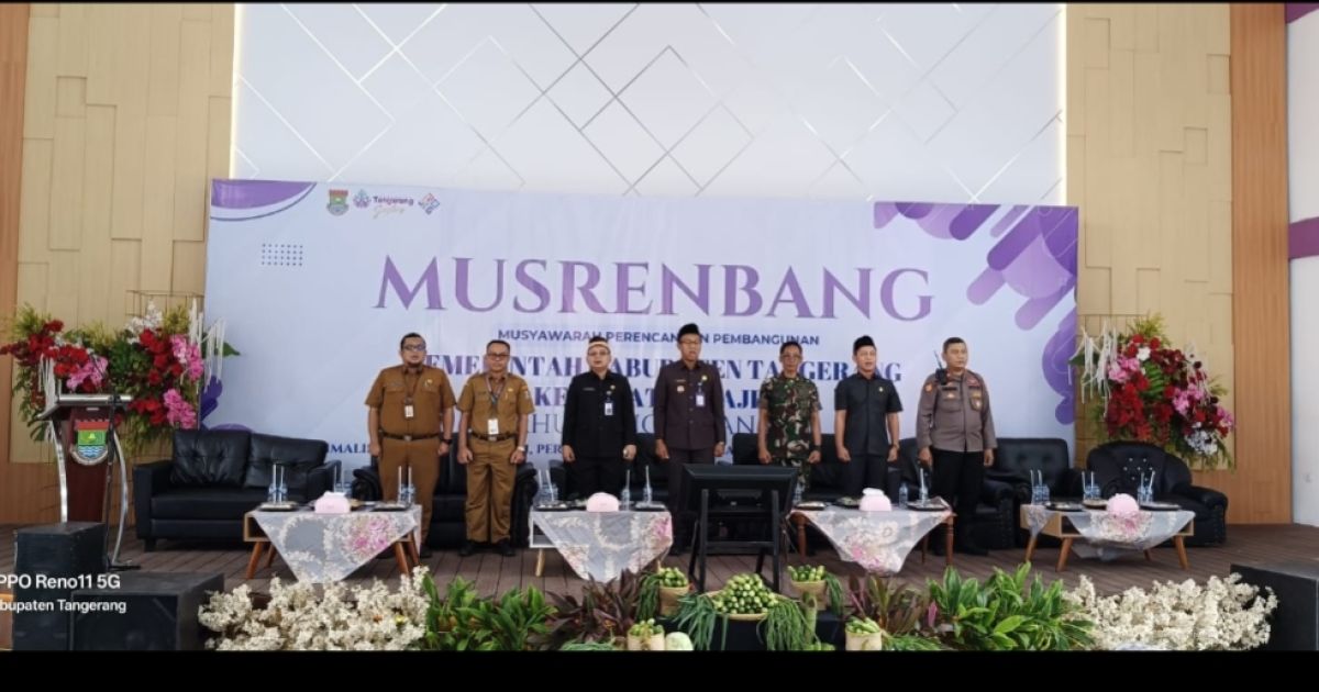 Kecamatan Rajeg Gelar Musrenbang Tingkat Kecamatan Untuk Anggaran Tahun 2027 Berjalan Kondusif