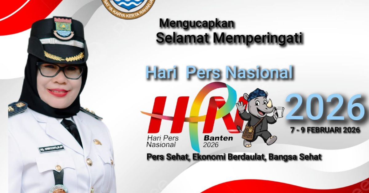 Hj Umiyati SIp Lurah Sukatani Kecamatan Rajeg Mengucapkan Hari Pers Nasional