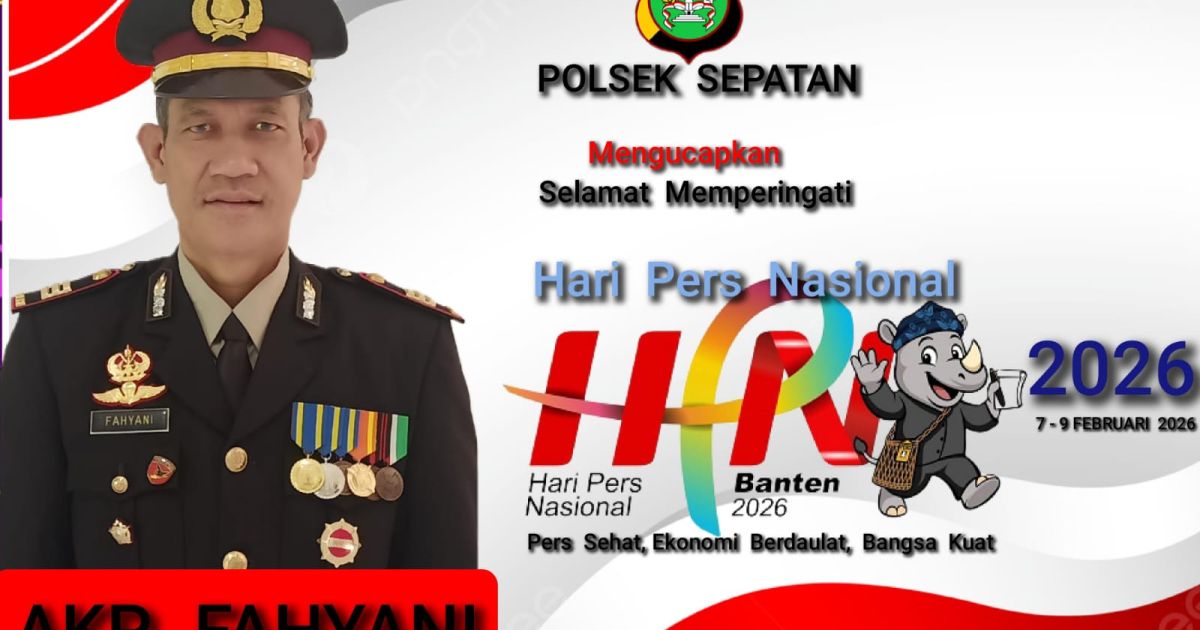 AKP FAHYANI SH Kapolsek Sepatan Polres metro Tangerang Mengucapkan Selamat Hari Pers Nasional