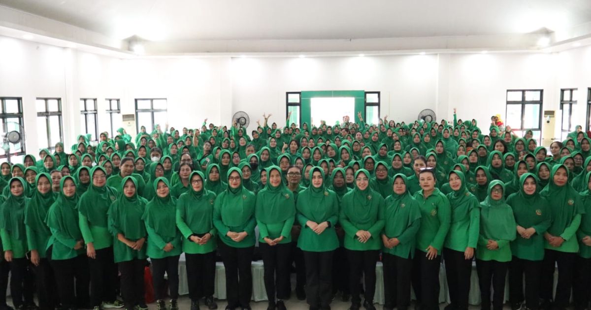 Dandim 0506/Tgr Pimpin Pertemuan Gabungan Persit KCK Cabang XX Kodim 0506