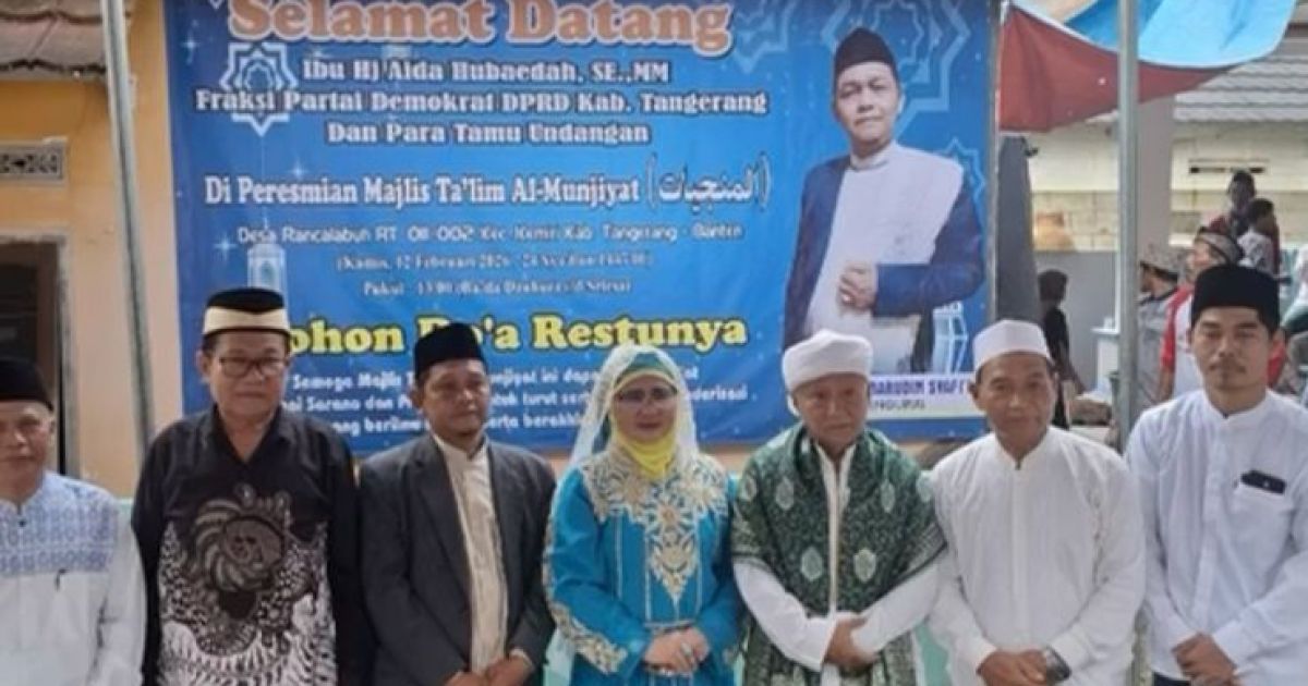 Bunda Hj Aida Hubaedah Gelar Reses dan Peresmian Majlis Taklim di Desa Ranca Labuh