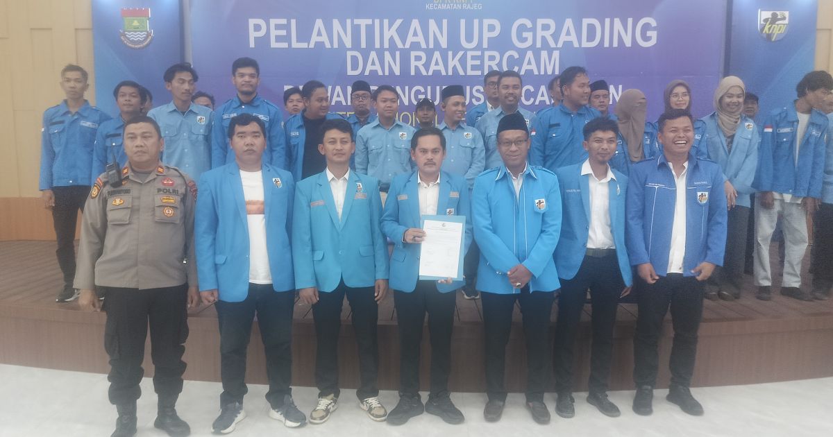 Pelantikan Ketua Dan Pengurus KNPI Kecamatan Rajeg Berjalan aman dan Kondusif