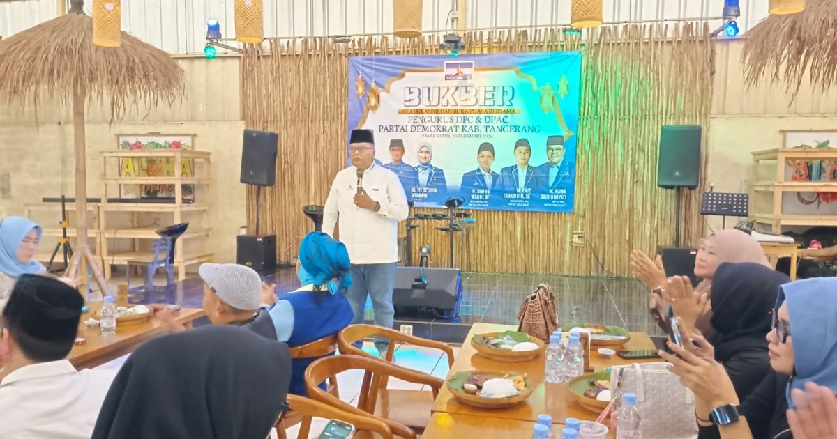 Pengurus DPC Dan DPAC Partai Demokrat Gelar Silaturahmi Sekaligus Bukber Berjalan Penuh Khidmat