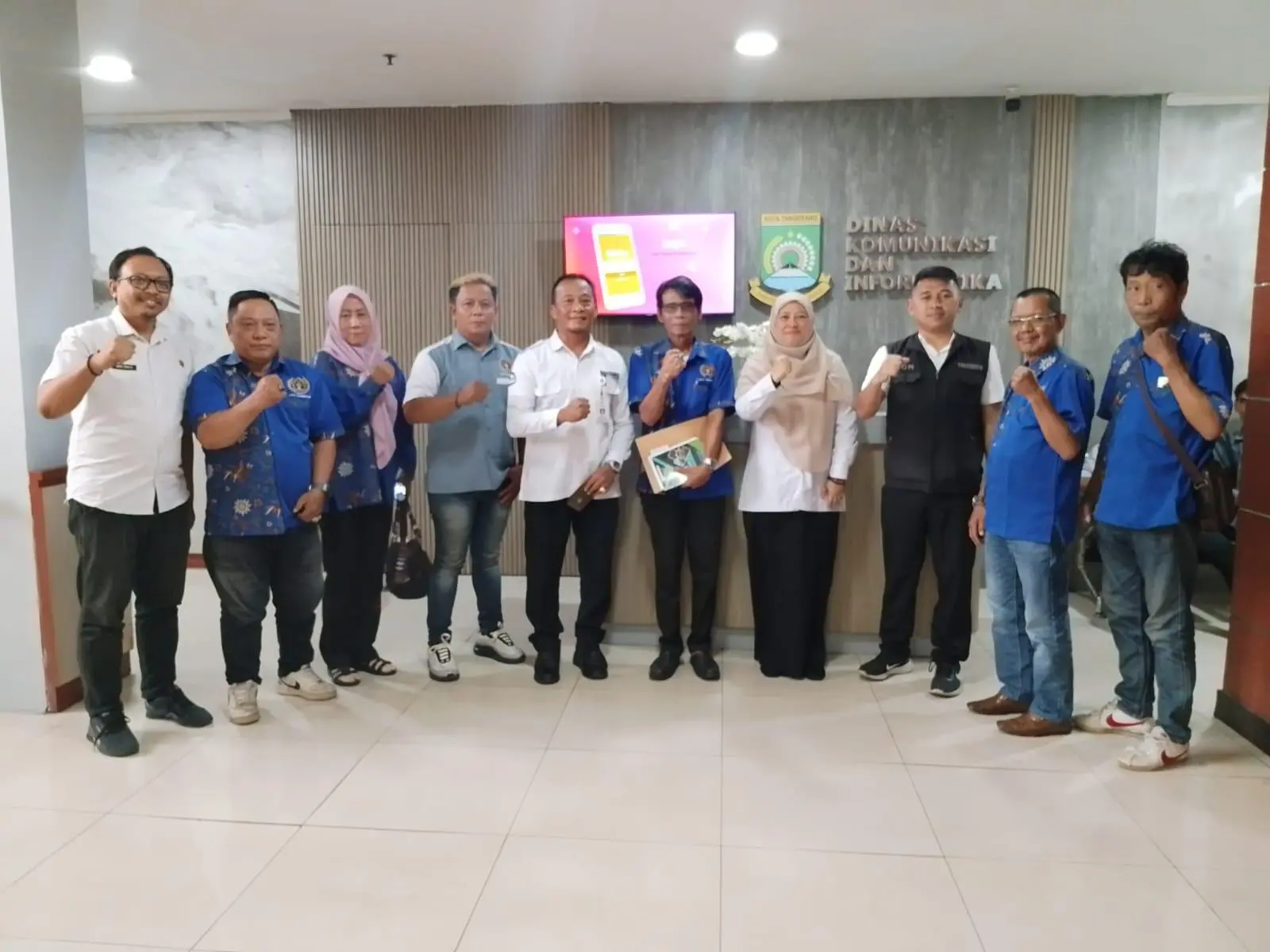 PWI Kota Tangerang Perkuat Konsolidasi dengan Kominfo 